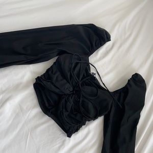 Crop Top Long Sleeve